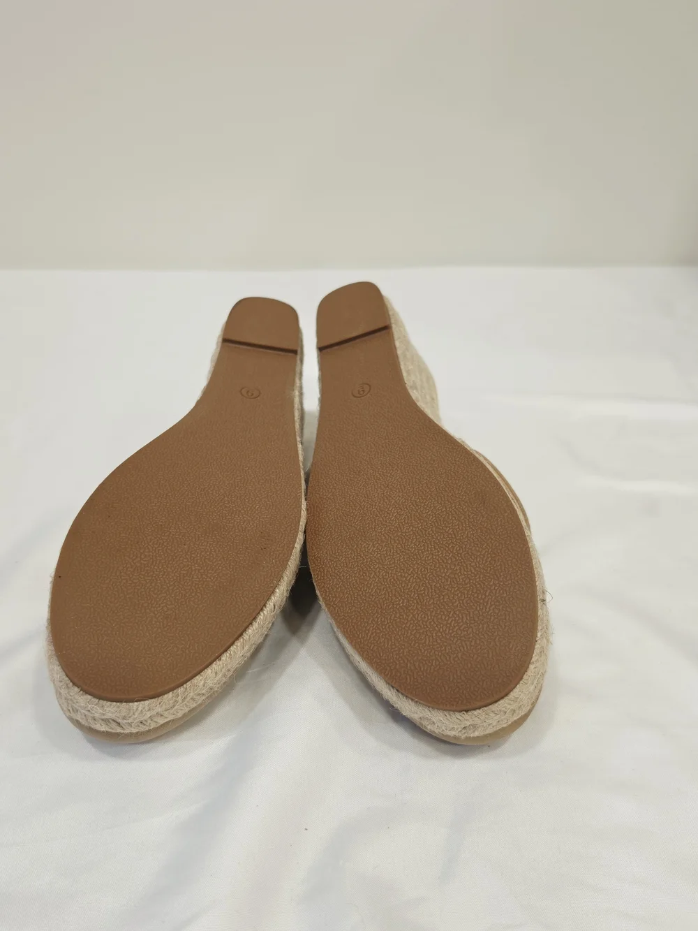 Journee Collection Asmyna Sand Espadrille Wedge Slingback US Size 9